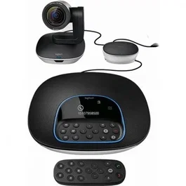 Logitech 960-001057 Sistema de Videoconferencia GROUP Full HD con Enfoque Automático, Audio Natural, Bluetooth, para Salas Medianas y Grandes